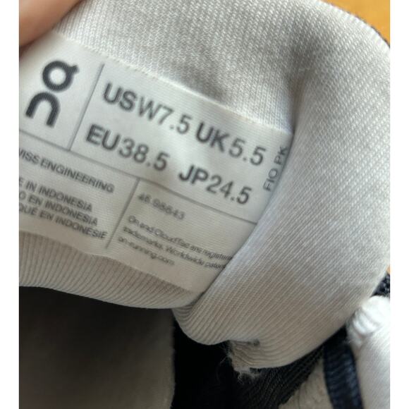 On Running Cloudrunner Black Gray Running Shoes Sneakers Womens 7.5 - Picture 7 of 9